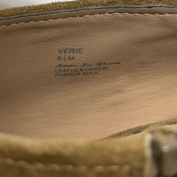 Donald J Pliner Verie Shooties Suede Ankle Boots Booties Shoes Stacked Heels 9.5 - Picture 15 of 16